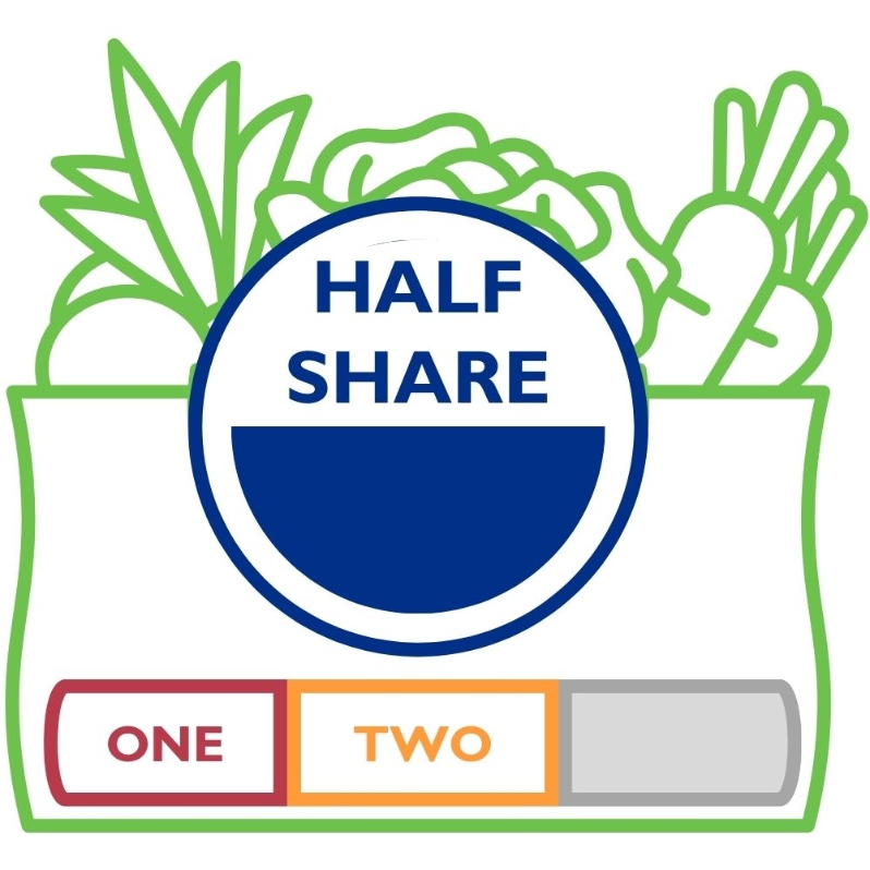 Product Description: A HalfShareis our midsizeshareand typically fits a household of twowell.</br></br>ATwoSeasonshareselectsbetween a combination of any two12-week seasons:</br></br>Spring (April 16-July 2)</br>Summer (July 9- September 24)</br>Fall (October 1- December 17)</br></br>Add a Soup Shareand let the New City Cafécrew prepare a quart of farm-to-table soup for you each week. Soup shareholderswill select from two soup options or a prepared deli side combo each week, andvegan and gluten-free options will be available.When you add a Soup Share to your farm share at checkout, you receive 5% off your Soup Share.</br></br>Pickups are every Thursday from 12 - 6:30pmat our Farmhouselocation. Shareholders can expect 8-12 items each week. 3-6items will be staple items,and 3-5 items will be chosen during our Market Style pick-up or via anonline form if Drive-Thru pick-up is preferred. We also offer some items, like flower bouquets, for sale at pick-up. In addition, our Caféis open every day during pick up. The Café sells prepared soups and deli sides alongside the share, and it runs a pop-up restaurant from 4-7 pm with wood-fired pizzas, soups, and salads from the farm.</br></br>Visit ourFarm pageor ourFarm Frequently Asked Questions page foradditional information about selecting the right share for your household.</br> Two Season Half Share